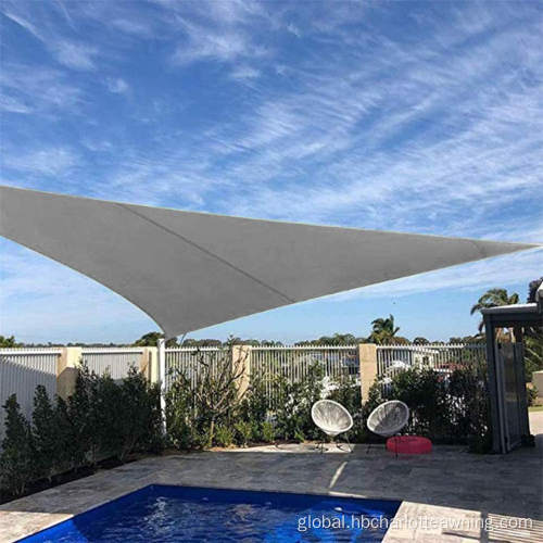 Outdoor Sunshades Cover Awning Any Color Rain proof canopy sun shade sail Factory
